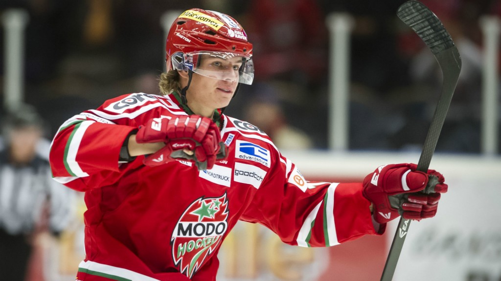 Olofsson playing for Modo Hockey - Dobberprospects