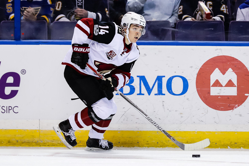 Swansea native Clayton Keller off to fast start with Coyotes