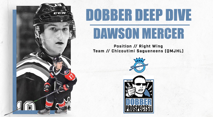 Dawson Mercer Drafted to NHL in First Round to New Jersey Devils