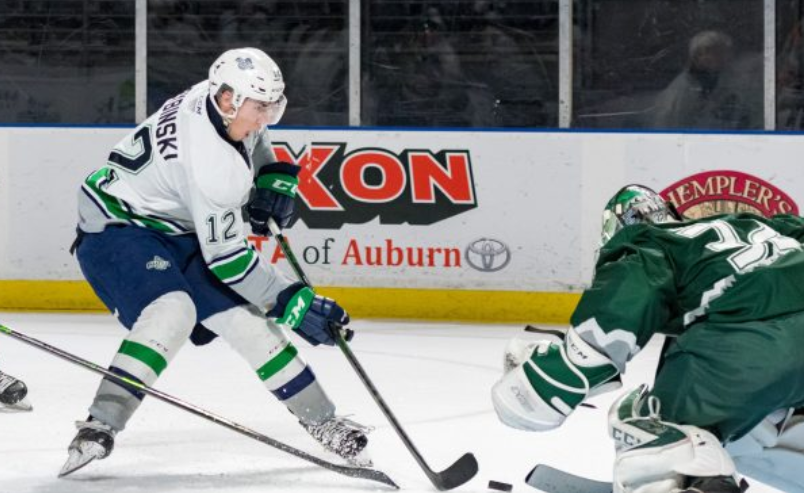 Verhaeghe's franchise all-time points record powers Syracuse Crunch past  Laval Rocket